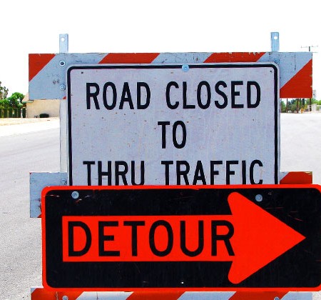 Detour Sign