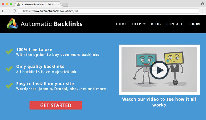 Automatic Backlinks Affiliate URL