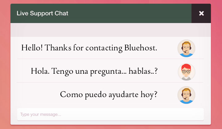 Bluehost Support en Español