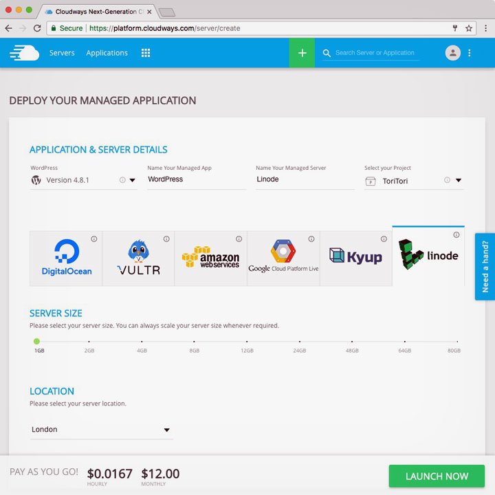 Cloudways Linode Server Deployment