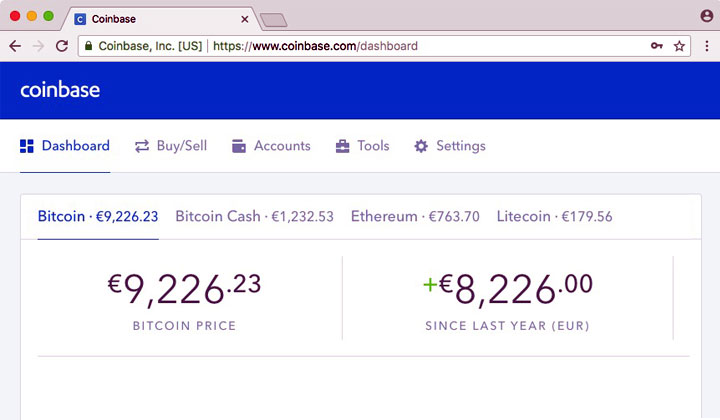 Coinbase Dashboard