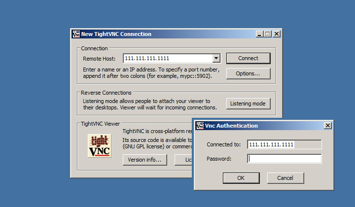 linux connect to vnc server