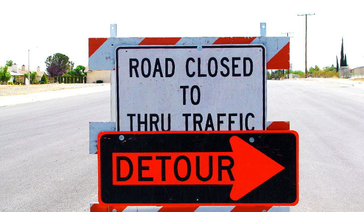 Detour Sign