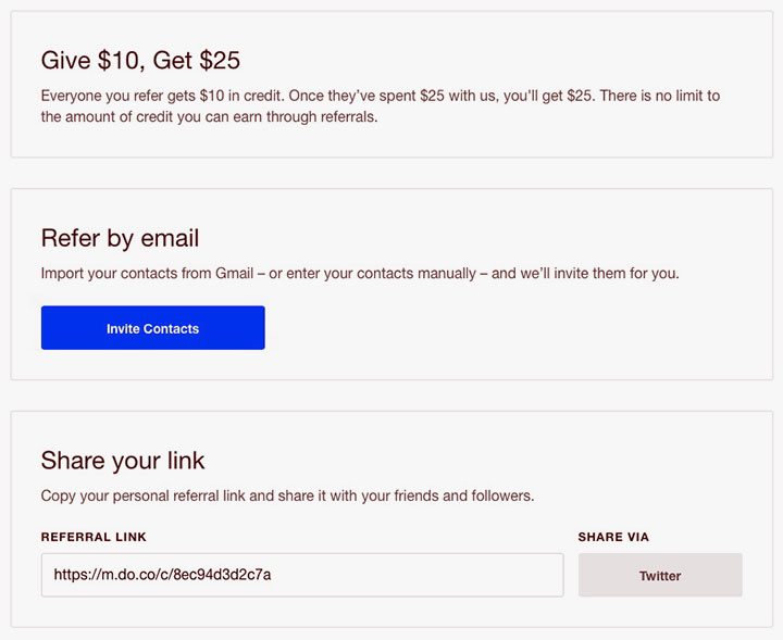 DigitalOcean Share your Referral Link