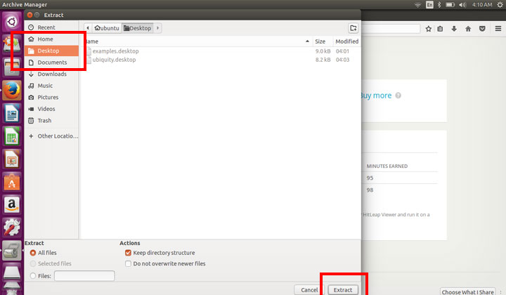 Extract Package Contents Desktop