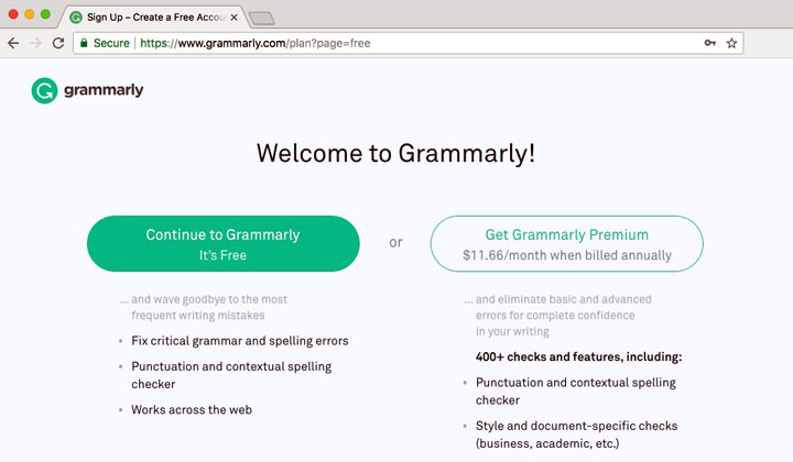 can you get grammarly premium for free