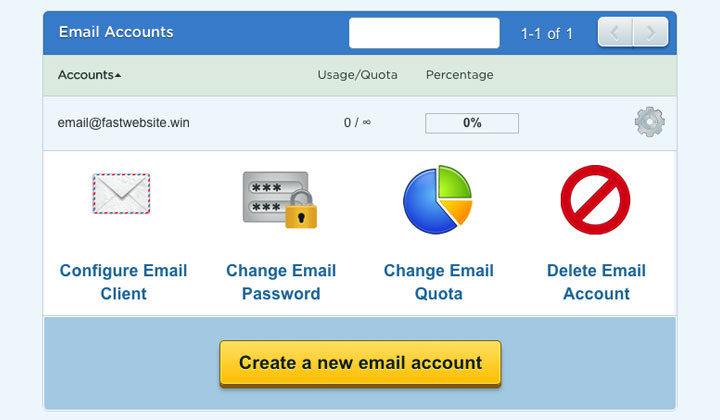 HostGator Email Settings