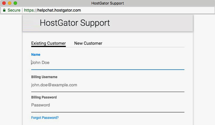 HostGator Live Support