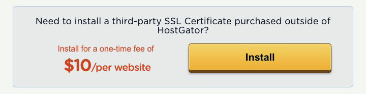 Install Third-Party SSL Certificate