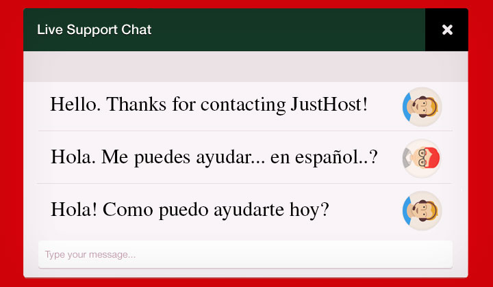 JustHost Support en Español