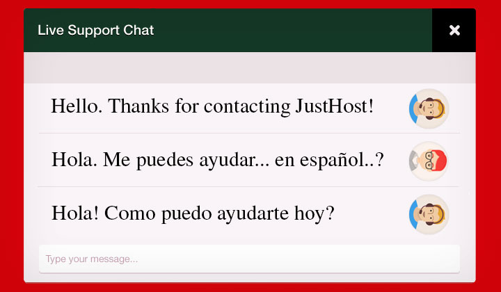 JustHost Support en Español