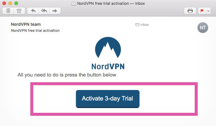 NordVPN Activate 3-day Trial