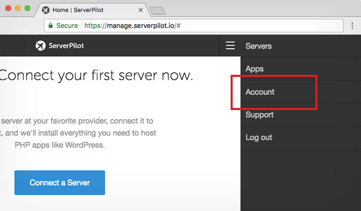 ServerPilot Account