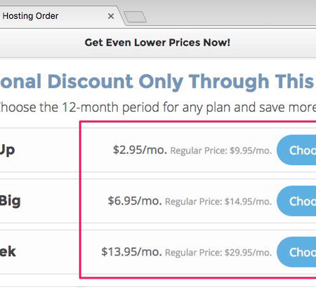 SiteGround Additional Discount