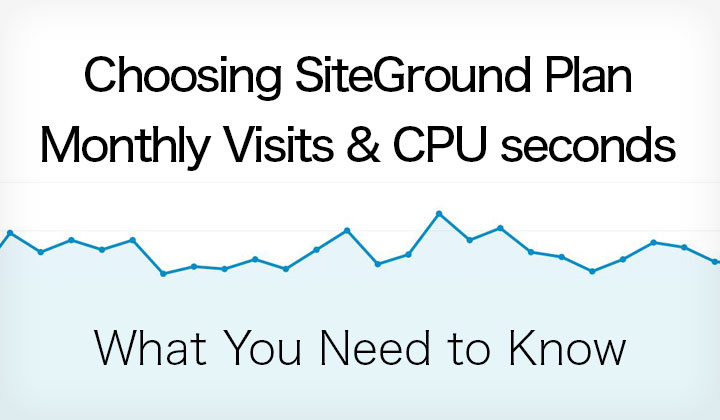 SiteGround Monthly Visits & CPU Seconds