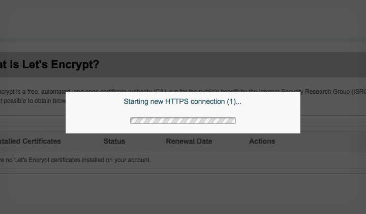 Starting new HTTPS connection