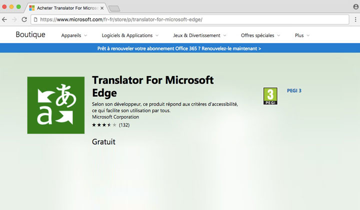 Traducteur Pour Microsoft Edge
