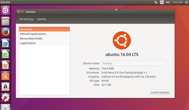 Ubuntu Desktop on VNC