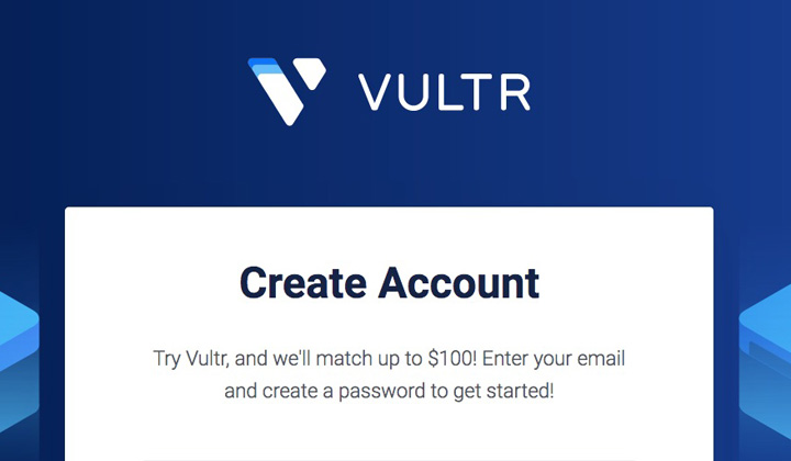 Vultr 100 Account Credit