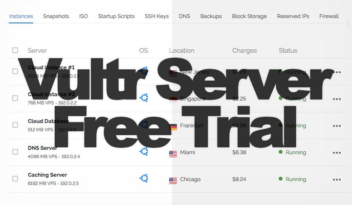 Vultr Free Trial