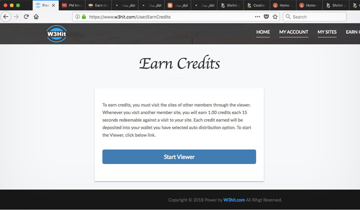 W3Hit Earn Credits