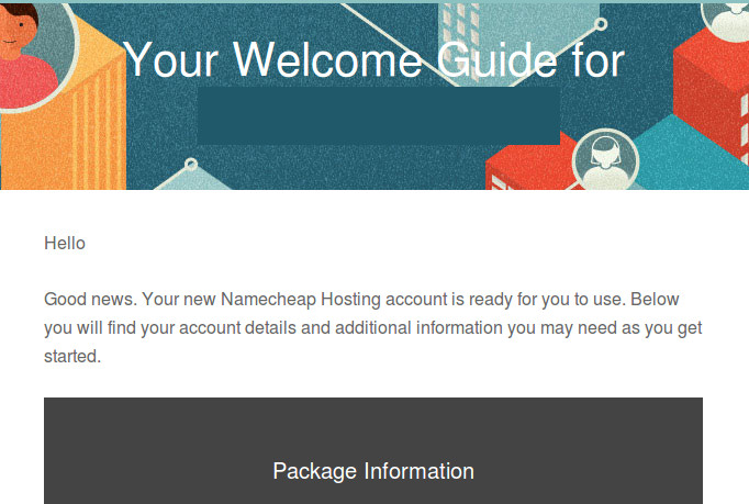 Namecheap new hosting plan welcome guide